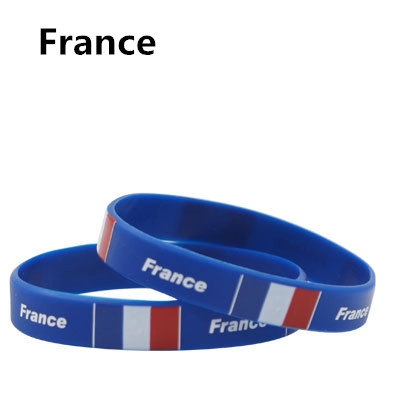 2018 Russia World Cup National Flag feminina pulseira masculina  mujer