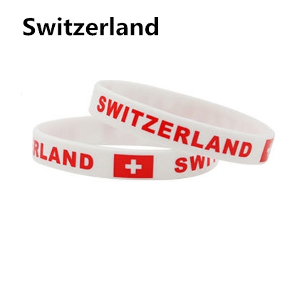 2018 Russia World Cup National Flag feminina pulseira masculina  mujer