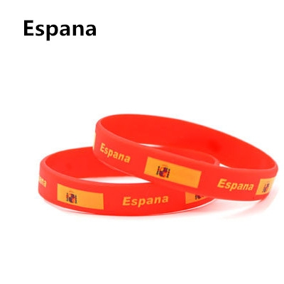 2018 Russia World Cup National Flag feminina pulseira masculina  mujer