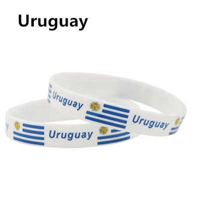 2018 Russia World Cup National Flag feminina pulseira masculina  mujer