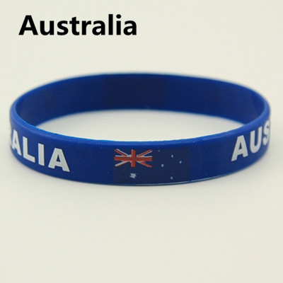 2018 Russia World Cup National Flag feminina pulseira masculina  mujer