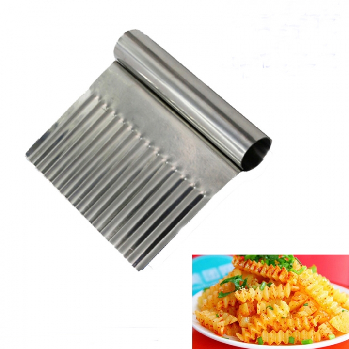 Kitchen Tool Stainless Steel Creativity French Fries Cut Wave Potato Cutting Spikes Potato Knife