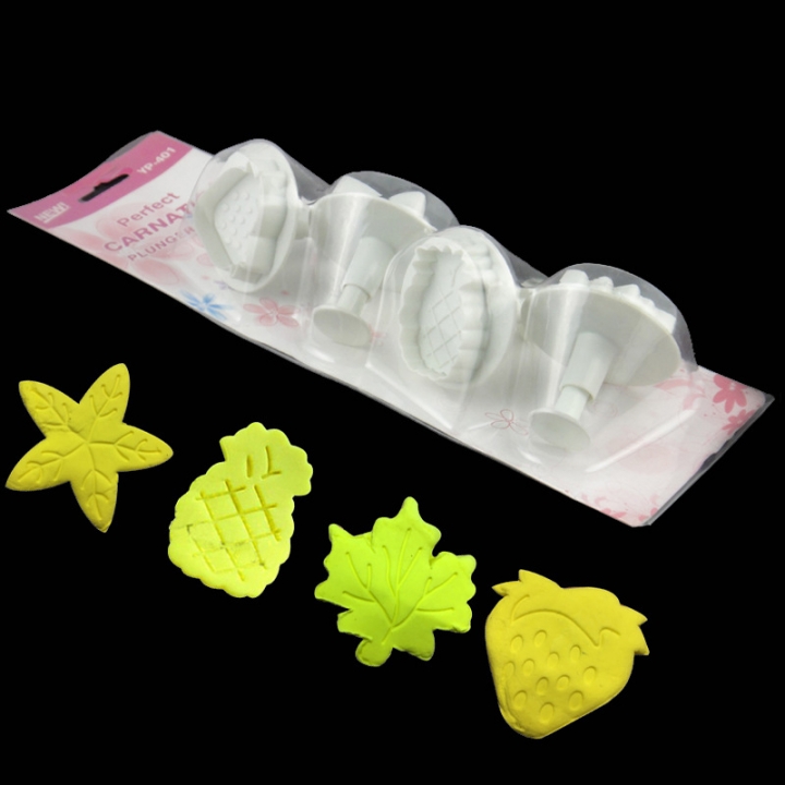 Fondant Tool Plastic Spring Three-dimensional Cookies Mould Embossing Cookies Mould   Kitchen Restaurant Supplies