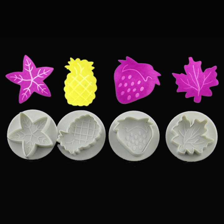 Fondant Tool Plastic Spring Three-dimensional Cookies Mould Embossing Cookies Mould   Kitchen Restaurant Supplies