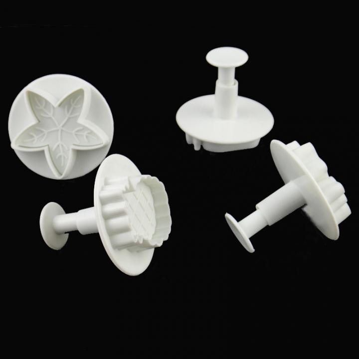 Fondant Tool Plastic Spring Three-dimensional Cookies Mould Embossing Cookies Mould   Kitchen Restaurant Supplies