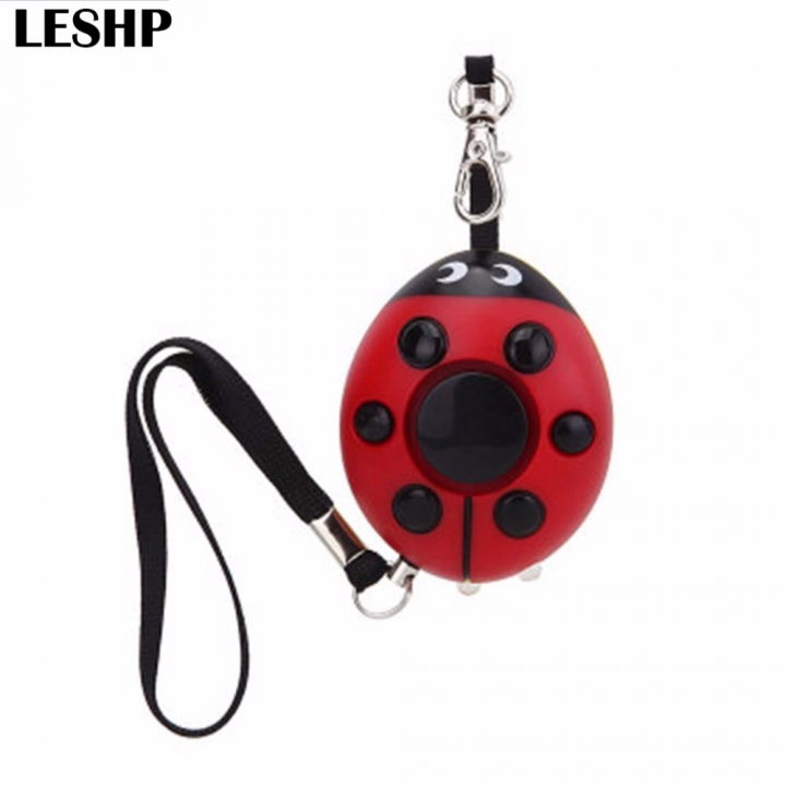 Beatles Personal Alarm Woman Self-defense Anti-wolf Device Led illumination Keychain Anti-lost