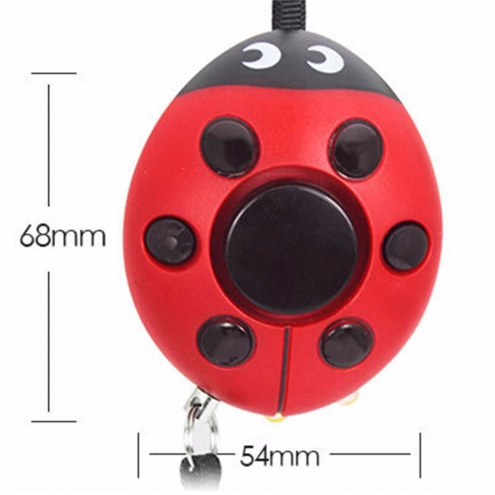 Beatles Personal Alarm Woman Self-defense Anti-wolf Device Led illumination Keychain Anti-lost