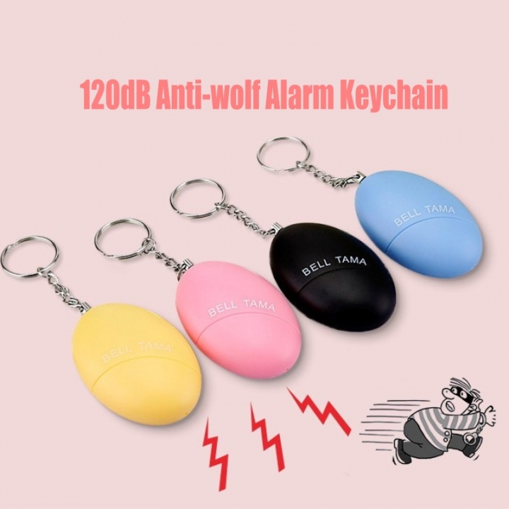 Portable Emergency Personal Alarm Keychain Bell Tama Self Defense Anti-attack Anti-Wolf