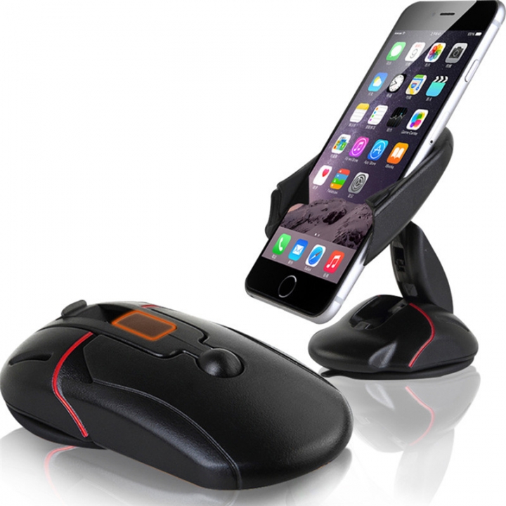 Onboard Mouse Cell Phone Bracket Creativity Car Random Fold Deformation Suction Cup Bracket