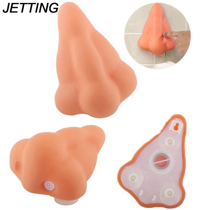Shower Gel Sanitizer Nose Shape Soap Dispenser Funny Nose Bathroom Show with