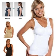 Removable Pads look Thinner instantly the Ultimate 3 in 1 Garment Seamless Slim Underwear Vest