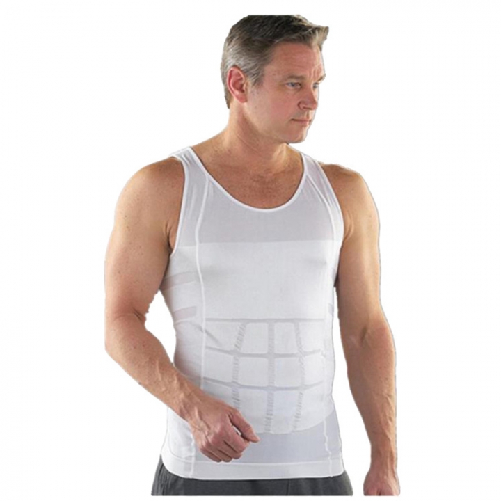 Men Vest Body Tummy Belly Waist Girdle Shirt Shapewe Comfort Shirt Vest Corset Shaper Underwear