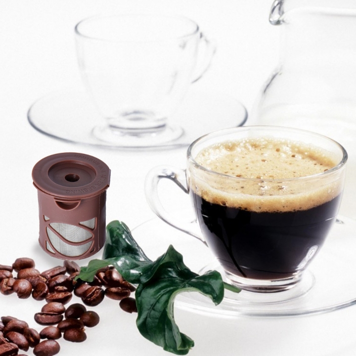 3 Pcs Clever Coffee Capsule Reusable Coffee Filter + Scoop for Keurig Brewing System  Kitchen Restaurant Supplies