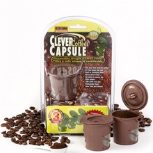 3 Pcs Clever Coffee Capsule Reusable Coffee Filter + Scoop for Keurig Brewing System  Kitchen Restaurant Supplies