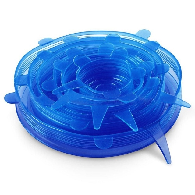 Suction Lid-bowl Pan Cooking Pot Lid-silicon Stretch Lids Silicone Cover Pan Spill Lid Stopper Cover