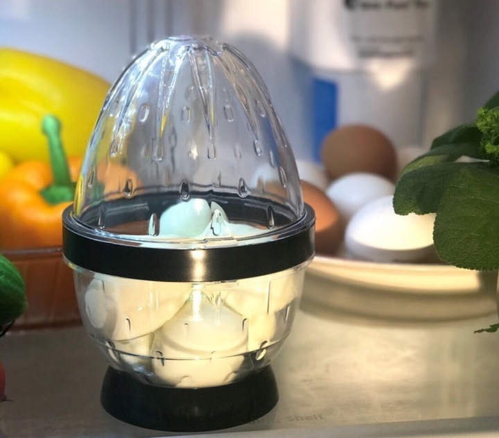 Egg Tools Stripper Peel 5 Hard Boiled Eggs in 10 Seconds Boiled Multi Egg Peeler Shake  Kitchen Restaurant Supplies