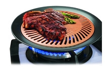 Stovetop Grill Titanium and Ceramic Non-stick Smokeless Stove Top Grill Healthy Indoor Kitchen
