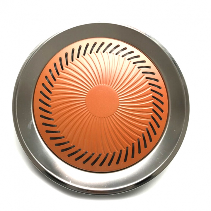 Stovetop Grill Titanium and Ceramic Non-stick Smokeless Stove Top Grill Healthy Indoor Kitchen