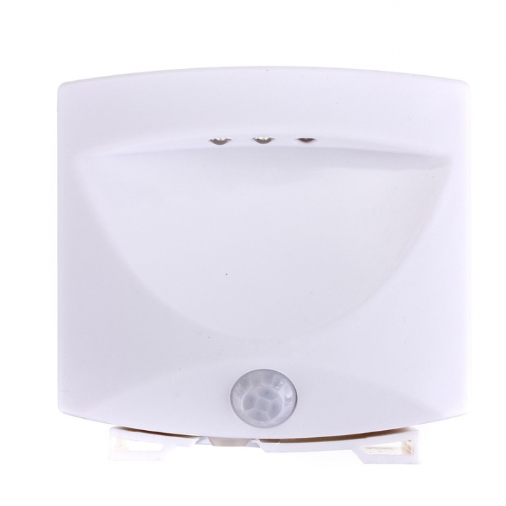 High Quality Mighty Light 3 LED Motion Sensor Activated Night Light Garage Basement Hallway
