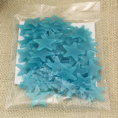 100Pcs Luminous Stars Wall Stickers Home Glow In The Dark Stars For Kids Fluorescent Stickers