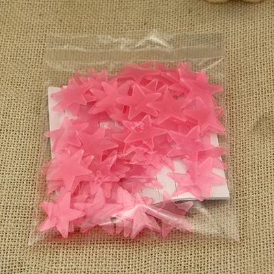 100Pcs Luminous Stars Wall Stickers Home Glow In The Dark Stars For Kids Fluorescent Stickers