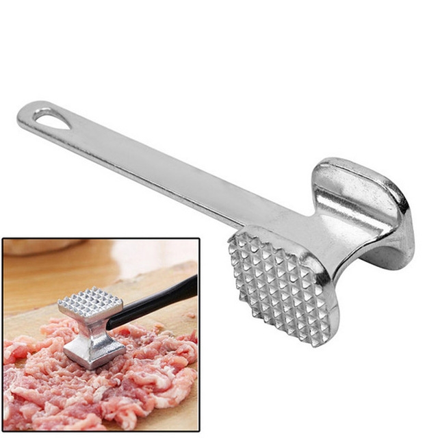 Aluminum Alloy Loose Tenderizers Meat Hammer Pounders knock-sided for Steak Pork Kitchen Tools