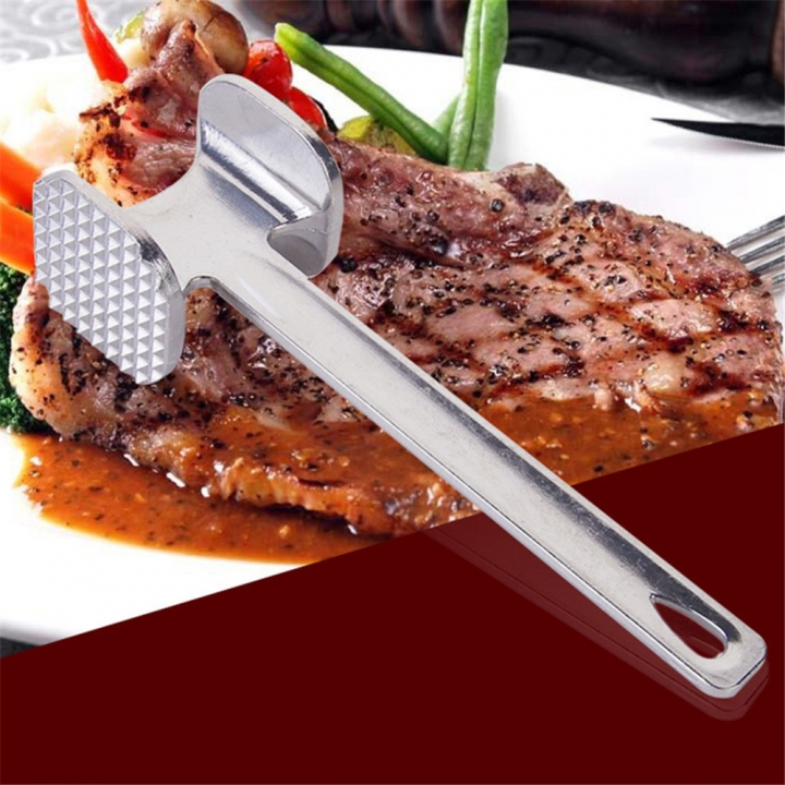 Aluminum Alloy Loose Tenderizers Meat Hammer Pounders knock-sided for Steak Pork Kitchen Tools