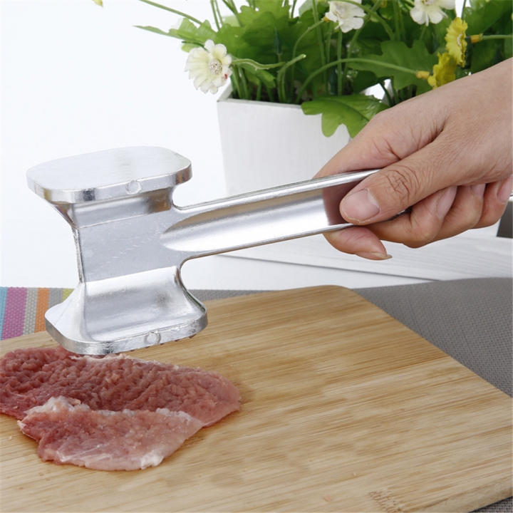 Aluminum Alloy Loose Tenderizers Meat Hammer Pounders knock-sided for Steak Pork Kitchen Tools