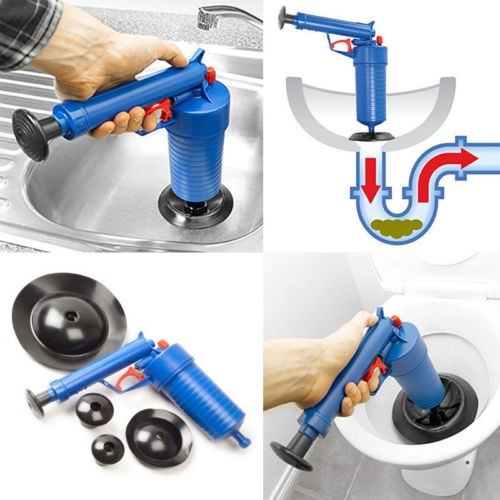 Kitchen Bathroom Toilets Dredge Plunger Air Pressure for Blaster Pump Sink Drain Cleaner Sewer