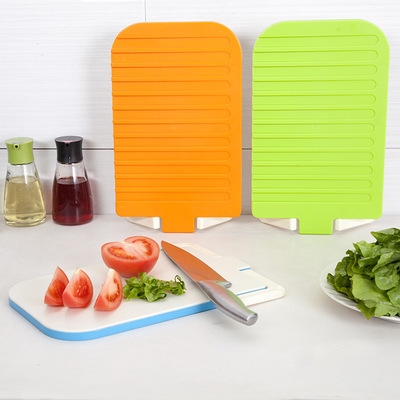 Creativity Double-sided Drain Board Can be Hung Cutting Board Standing Style Drain Chopping Board Kitchen Restaurant Supplies