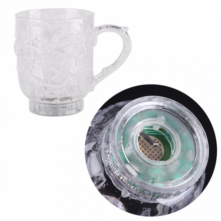 Acrylic Colorful Flashing Led Light Cup Magic Led Champagne Glass Flash Wine Beer Bar Mug Drink Cup