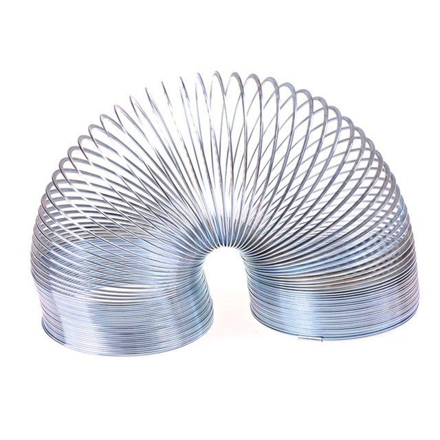 Slinky Metal Power Spring Rainbow Circle Classic Novelty Toys New In Box Gift for Children Kids