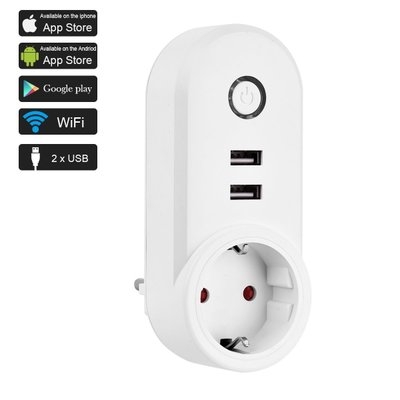 intelligent Wifi Socket Voice Control intelligent Socket Dual USB