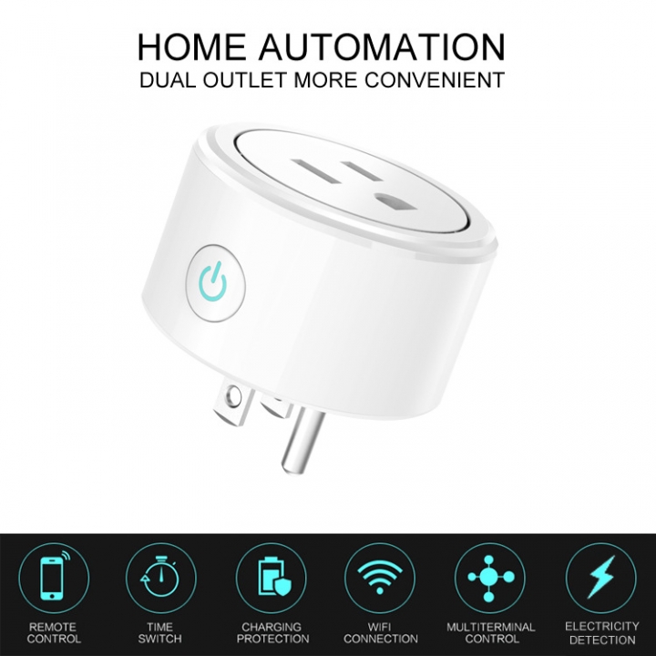 Wifi intelligent Socket Voice Control Remotely Manipulation timing Switch Features