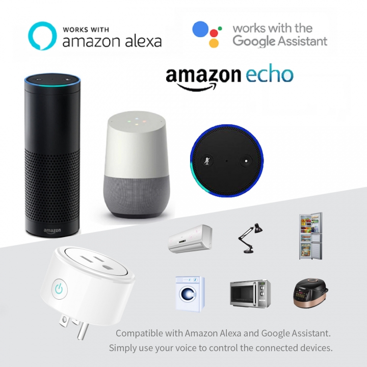 Wifi intelligent Socket Voice Control Remotely Manipulation timing Switch Features