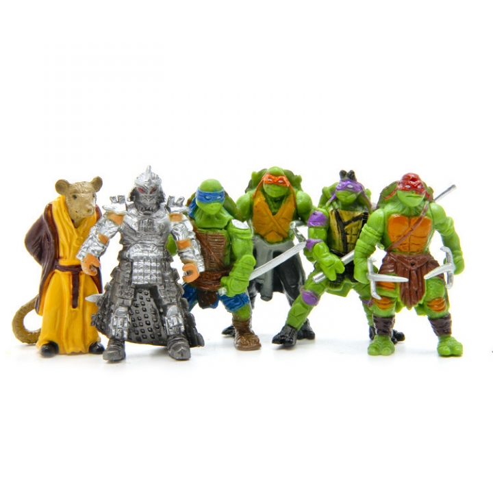Teenage Mutant Ninja Turtle Doll Keychain Decoration gardening Succulents Micro landscape Doll