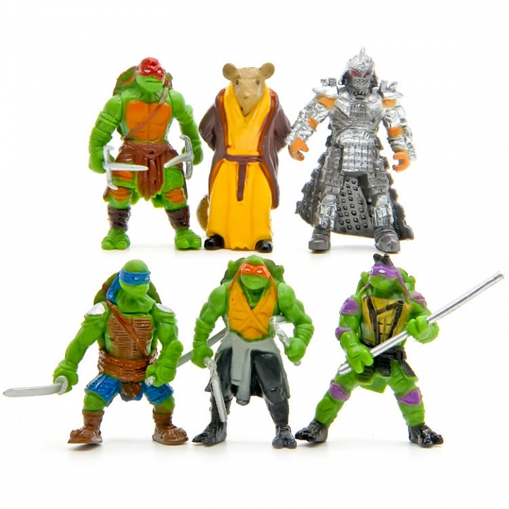 Teenage Mutant Ninja Turtle Doll Keychain Decoration gardening Succulents Micro landscape Doll
