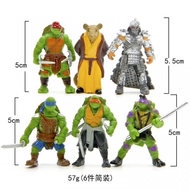 Teenage Mutant Ninja Turtle Doll Keychain Decoration gardening Succulents Micro landscape Doll