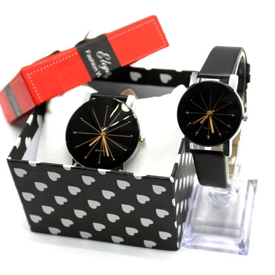 Fashion Couple Belt Watch Leisure Men Ms Digital Watch