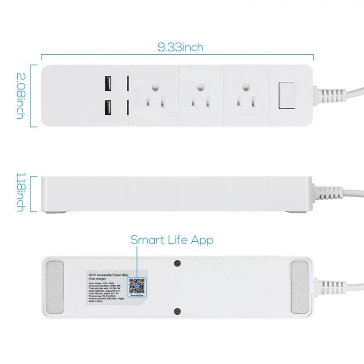 WiFi Smart Socket APP Remote Remote Control Socket Voice Control Switch