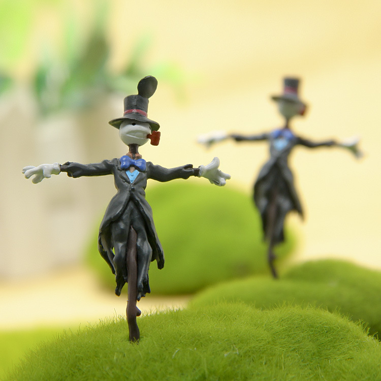 Moving Castle Scarecrow Kohlrabi Hand DIY Micro landscape Gardening Landscaping Doll