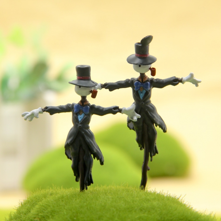 Moving Castle Scarecrow Kohlrabi Hand DIY Micro landscape Gardening Landscaping Doll