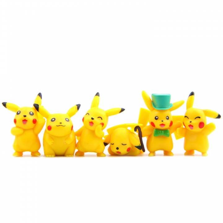 18 Models Pocket Elf Pikachu Hand DIY Wild Gardening Micro landscape Succulents Landscaping Doll