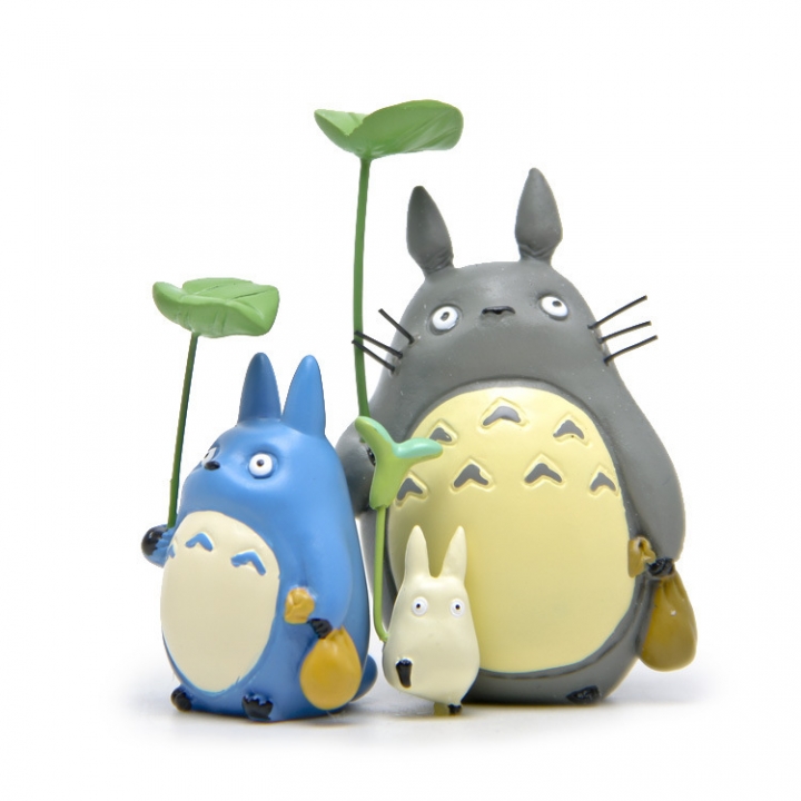 Jili cat Hand Take the leaves Cloth bag Totoro DIY Micro landscape Succulents Landscaping Doll