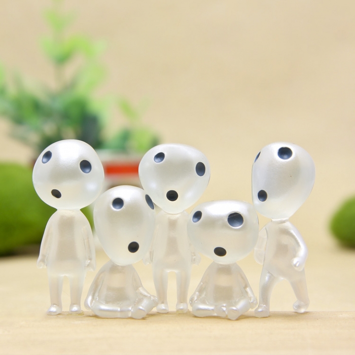 Princess of the Ghost Luminous Tree Spirit Micro landscape Potted Plant Flower insert Gardening