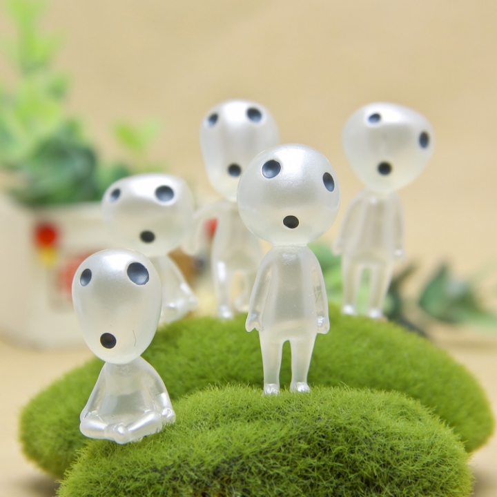 Princess of the Ghost Luminous Tree Spirit Micro landscape Potted Plant Flower insert Gardening