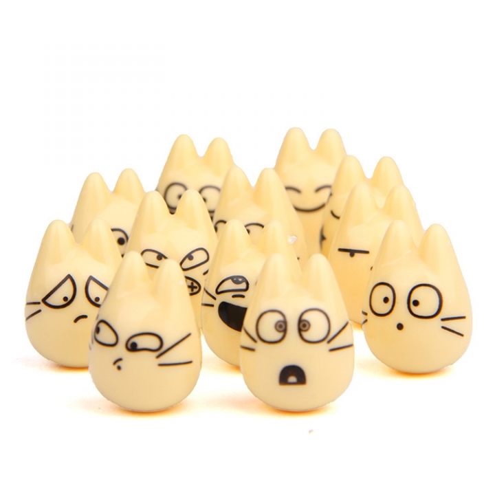 12 Models Q Expression Micro landscape Flower insert gardening Landscaping Doll