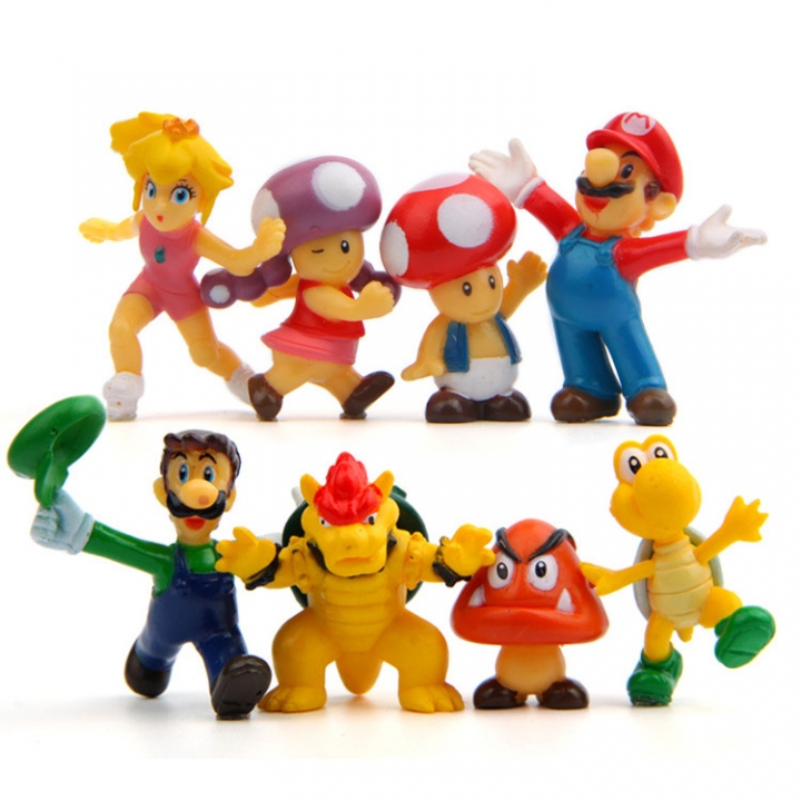 Super Mary Mario Life Version Diy Wild Hand Micro landscape Gardening Succulents Landscaping Doll