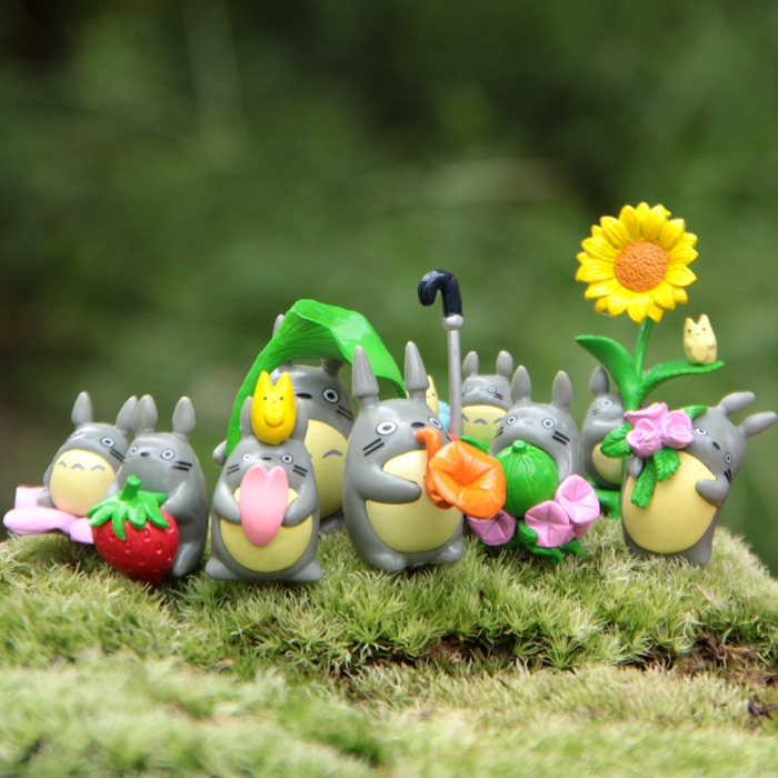 Totoro Succulents Decoration Garden Decoration Micro landscape Potted Plant Gardening Accessories