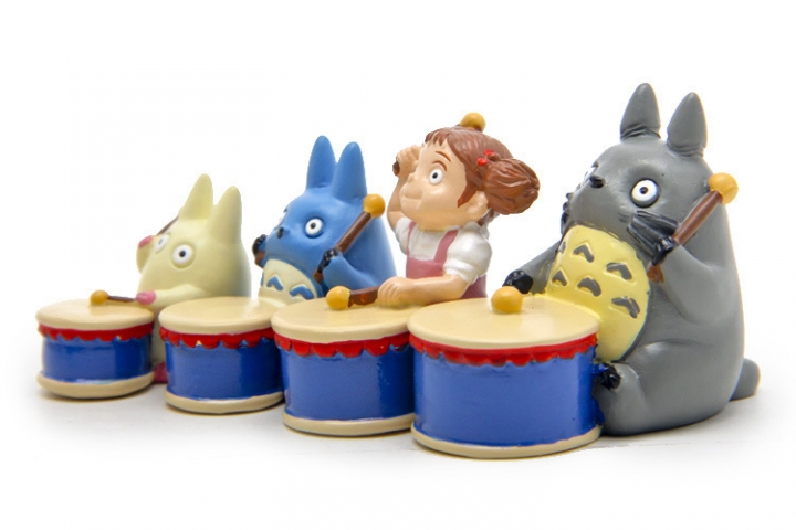 Jili cat Peas Musical instrument Hand Drumming Xiaomei Totoro Landscaping Doll